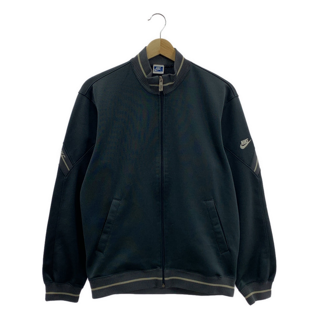 NIKE / ナイキ | 80s ヴィンテージ 青タグ 袖ライン トラックジャケット | L | グレー | メンズ