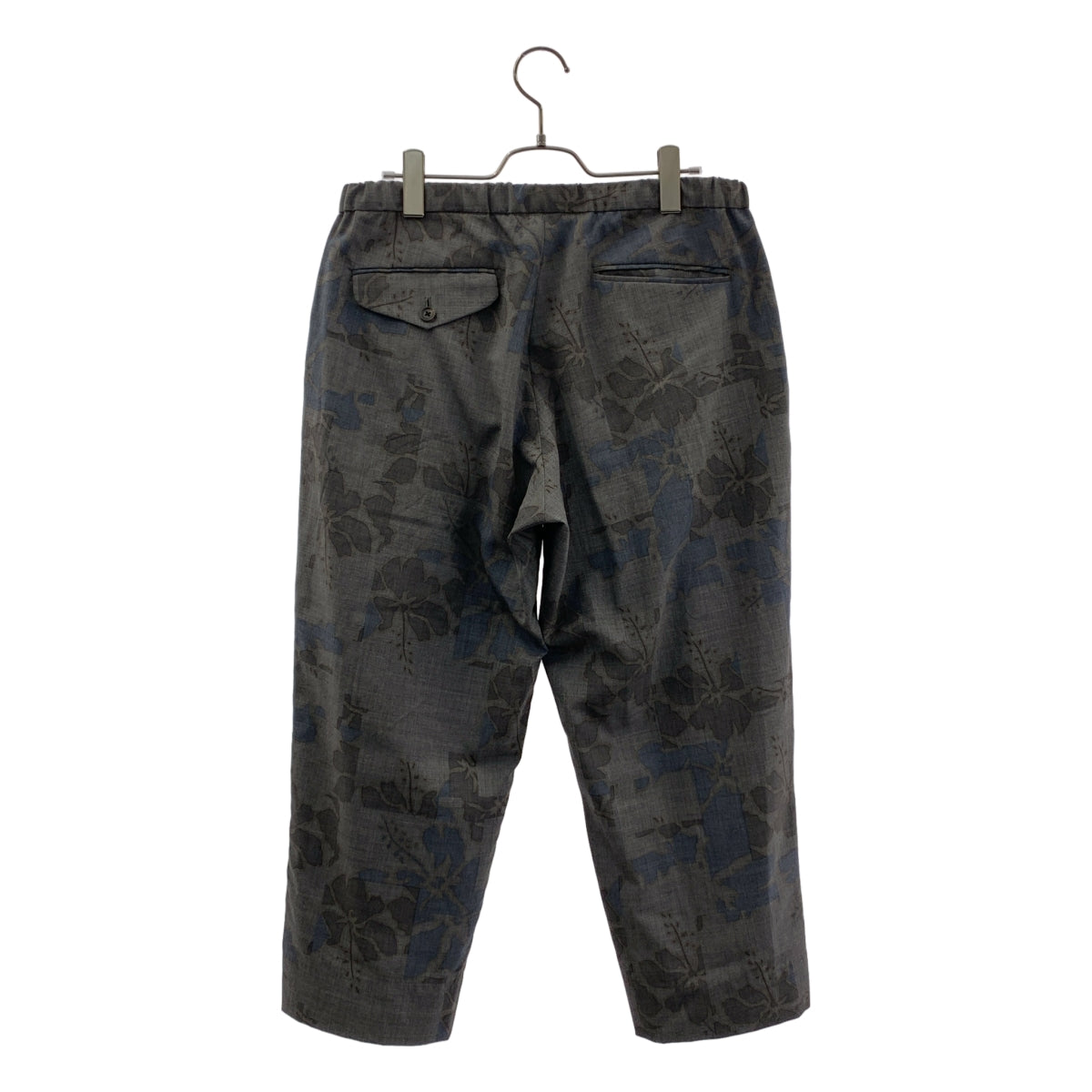 kolor / カラー | セットアップ / ウール フラワープリント ダブル テーラードジャケット / タック イージースラックス | - / 2 | グレー | メンズ