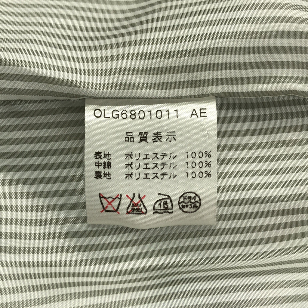 None / | NIMES / ニーム ヘリンボーン 中綿 コート フーディ | ダークネイビー | レディース