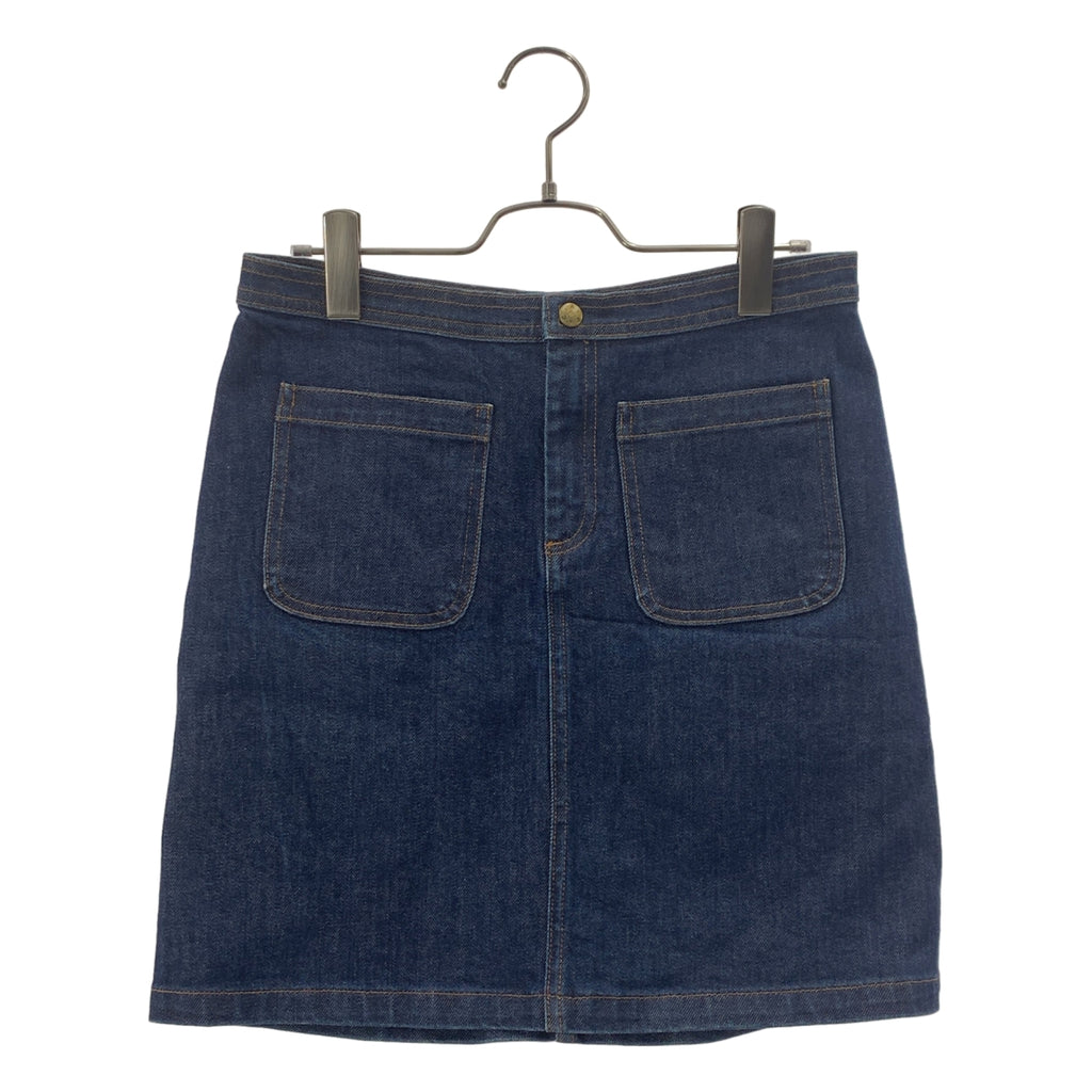 A.P.C. / アーペーセー | ロゴボタン デニム スカート | 36 | レディース