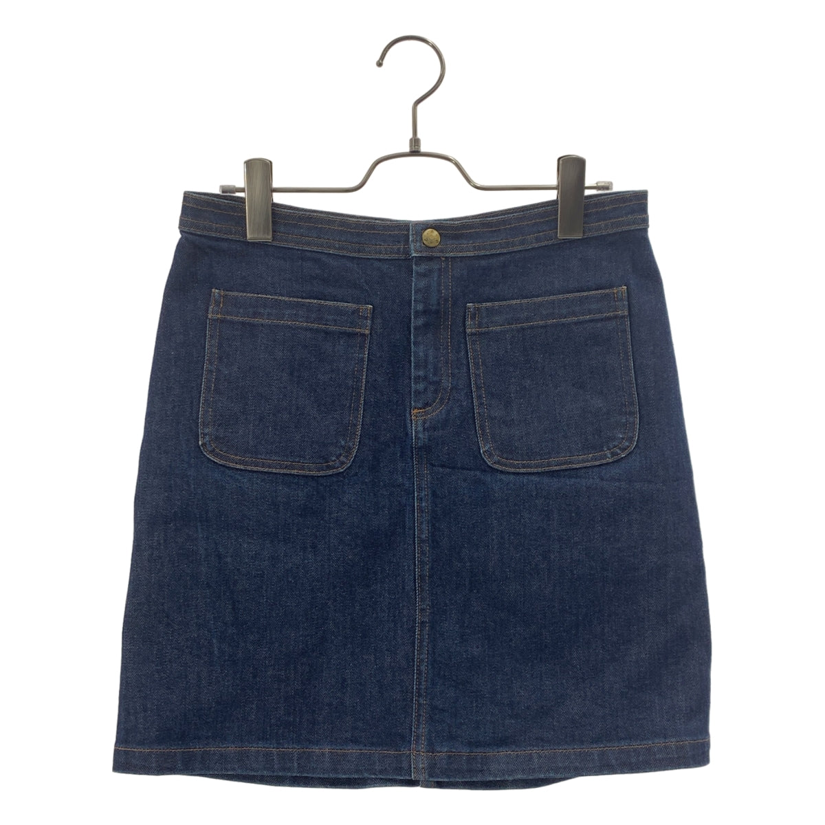 APC / 아페세이 | 로고 버튼 데님 스커트 | 36 | 여성