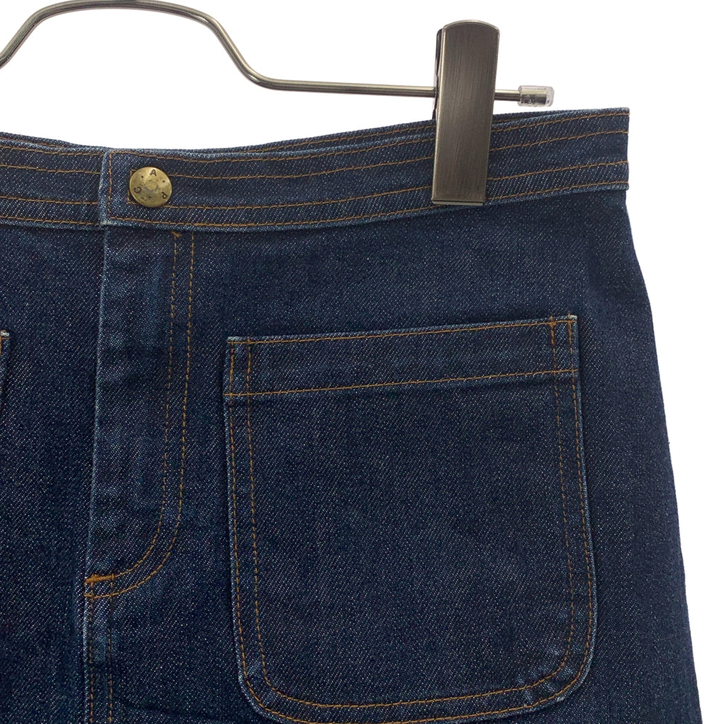 A.P.C. / アーペーセー | ロゴボタン デニム スカート | 36 | レディース