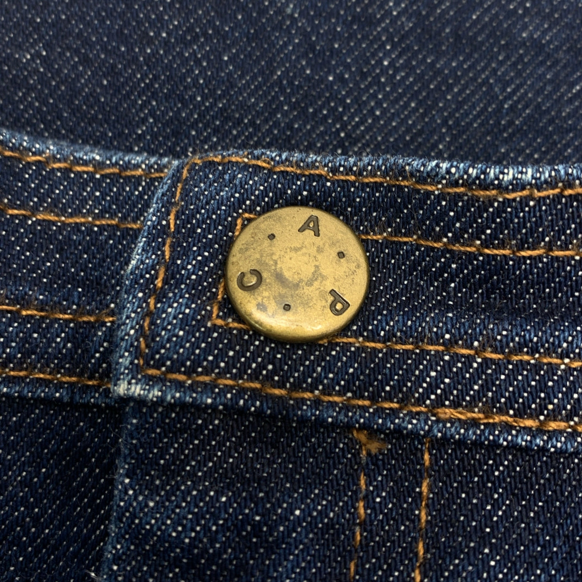 A.P.C. / アーペーセー | ロゴボタン デニム スカート | 36 | レディース