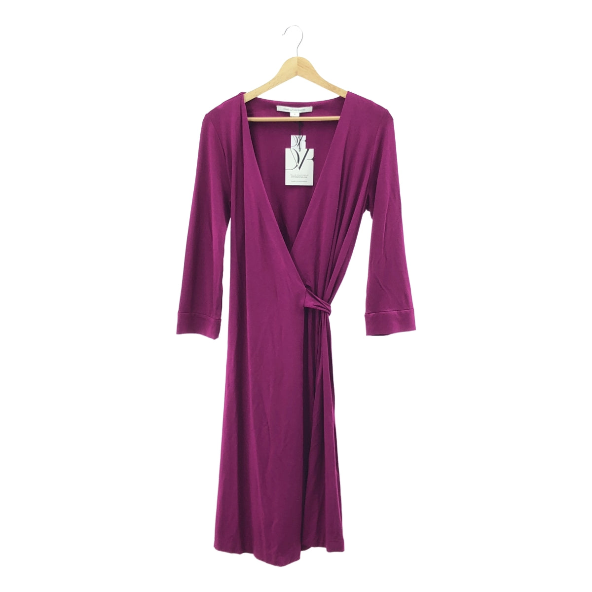 【新品】  DIANE VON FURSTENBERG / ダイアンフォンファステンバーグ | NEW JULIAN TWO / レーヨン ラップワンピース | 10 | パープル | レディース