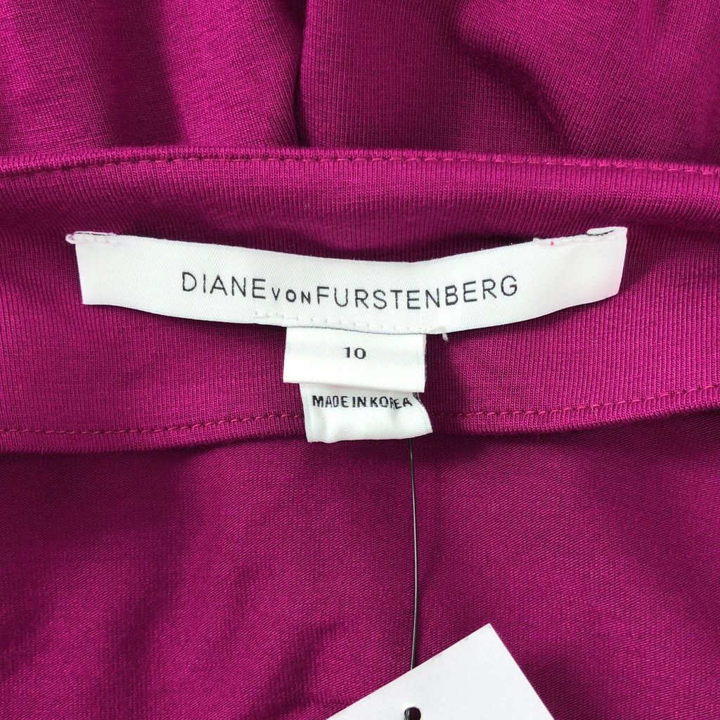 【新品】  DIANE VON FURSTENBERG / ダイアンフォンファステンバーグ | NEW JULIAN TWO / レーヨン ラップワンピース | 10 | パープル | レディース