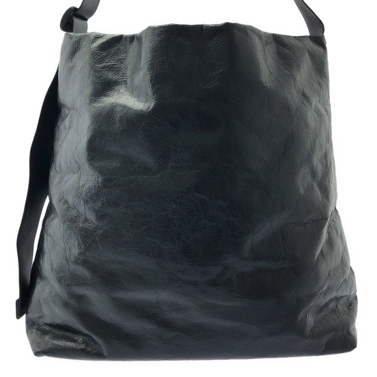 【미품】 BALENCIAGA / 발렌시아가 | MONACO EAST-WEST 모나코 호보 숄더백 | 블랙 | 남성