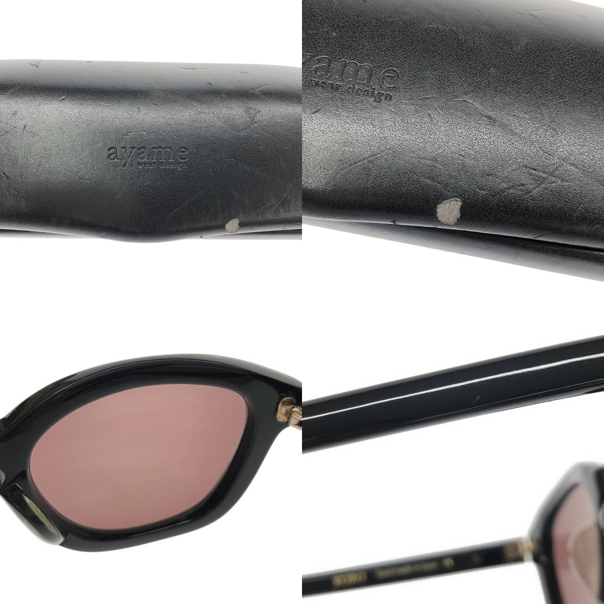 [Good Condition] ayame / ayame | KORO Wellington-style sunglasses, unisex | 50□23 | Black | Men's