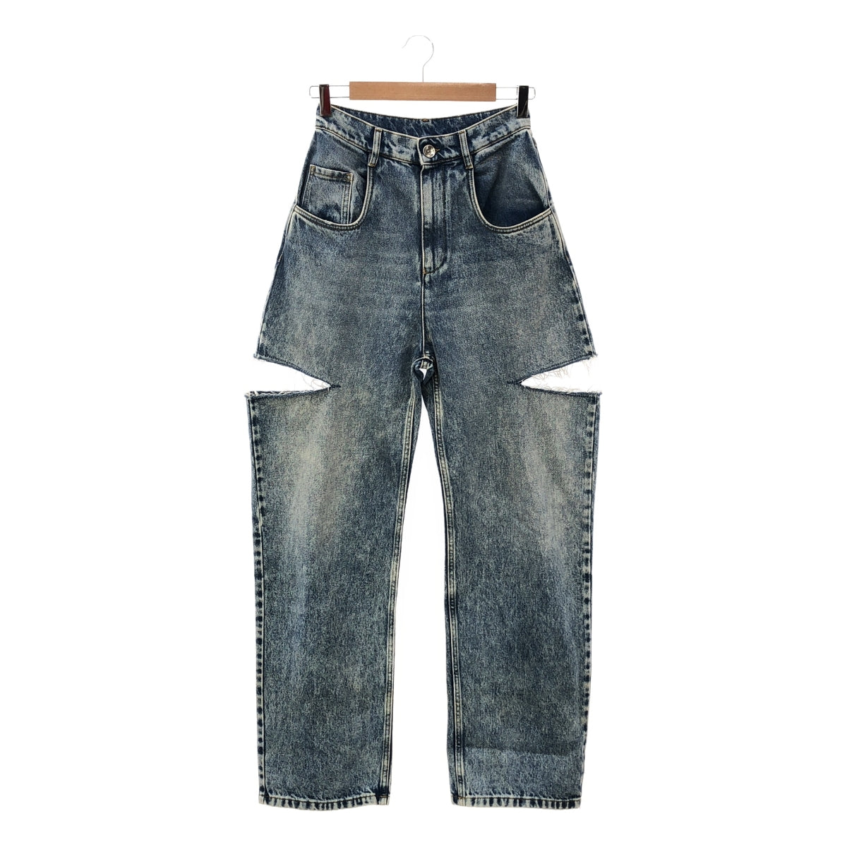 Maison Margiela | 2021SS | 5 Pocket Denim Pants / slash detail / Vintage cut-out slash denim pants | 38 | Indigo | Women's