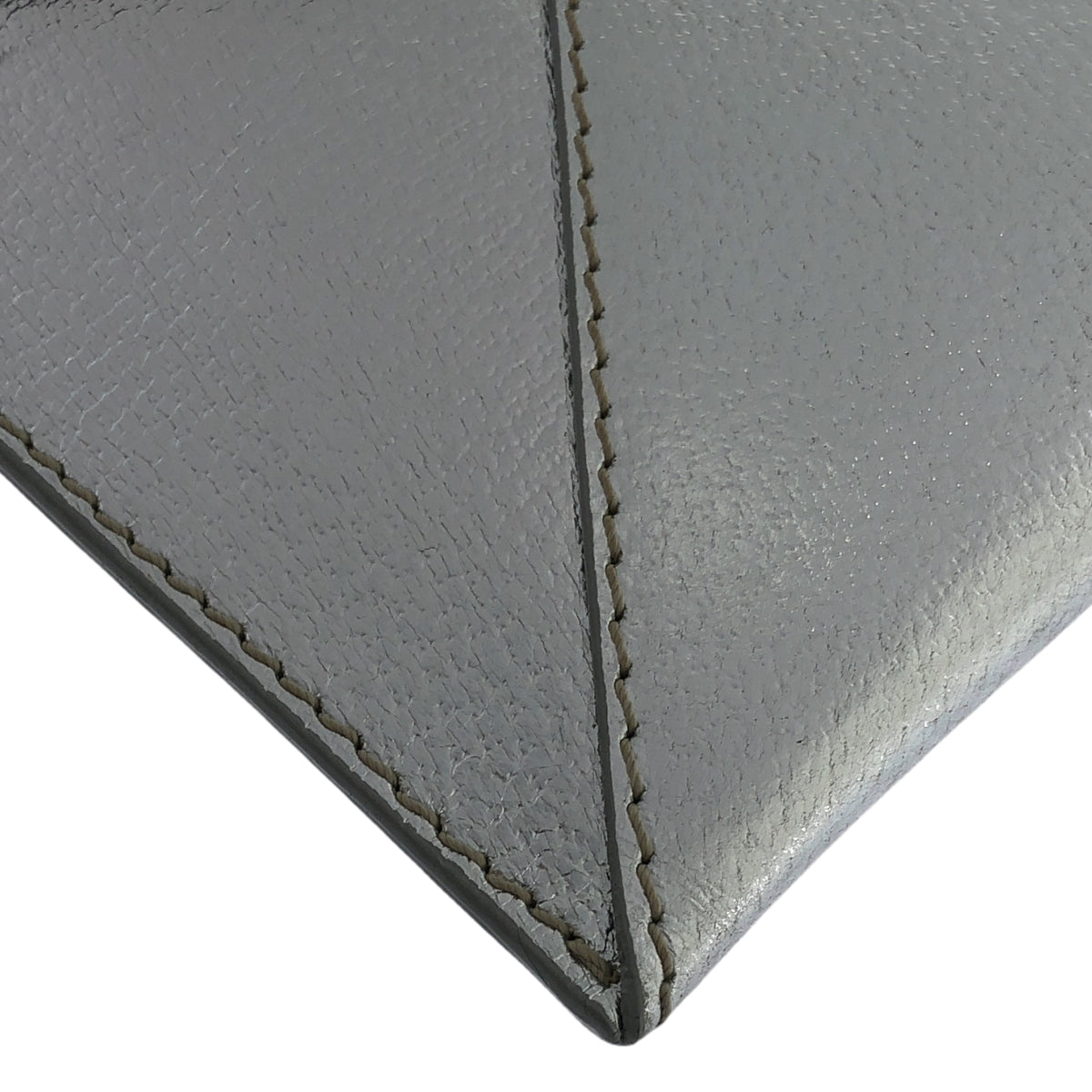 KATE SPADE / ケイトスペード | レザー メタリック フラップ クラッチバッグ / 柄総裏地 | シルバー | レディース