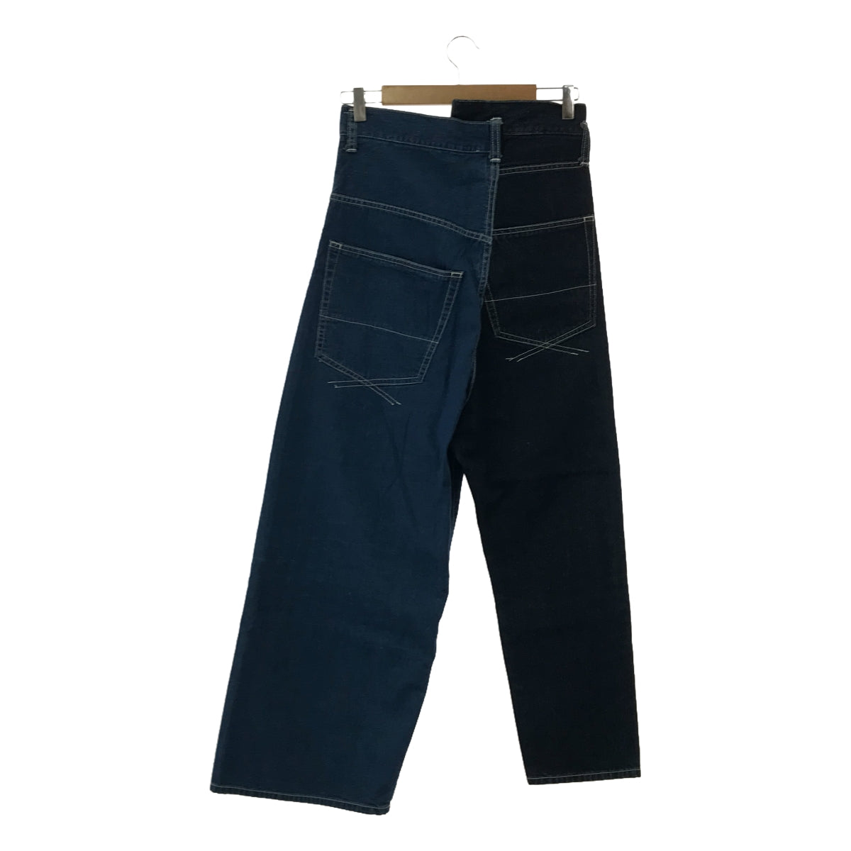 Maison MIHARA YASUHIRO | Reconstructed docking denim pants | 44 | Indigo | Men's