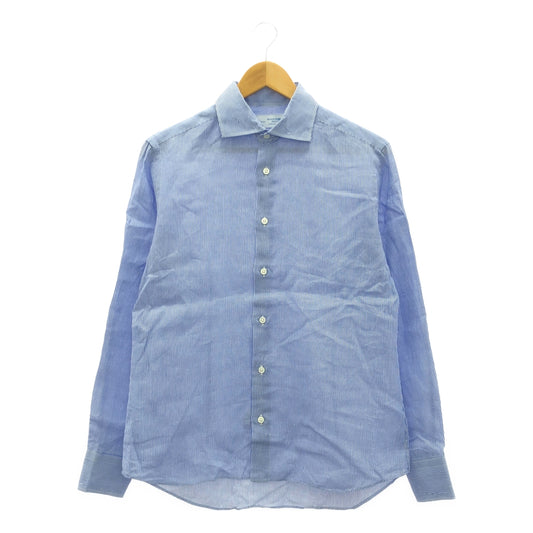 Maker's Shirt / Maker's Shirt Kamakura | Striped wide collar shirt | 15 1/2 | Men's