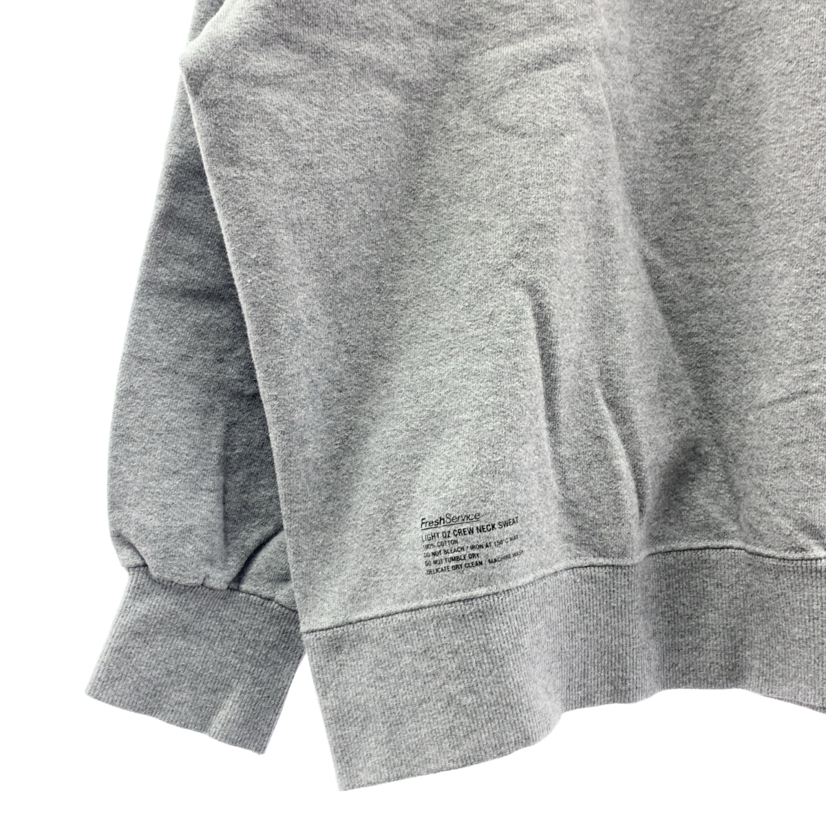 FreshService / フレッシュサービス | 2023AW | LIGHT OZ CREW NECK SWEAT ライトオンス クルーネック スウェット | M | グレー | メンズ