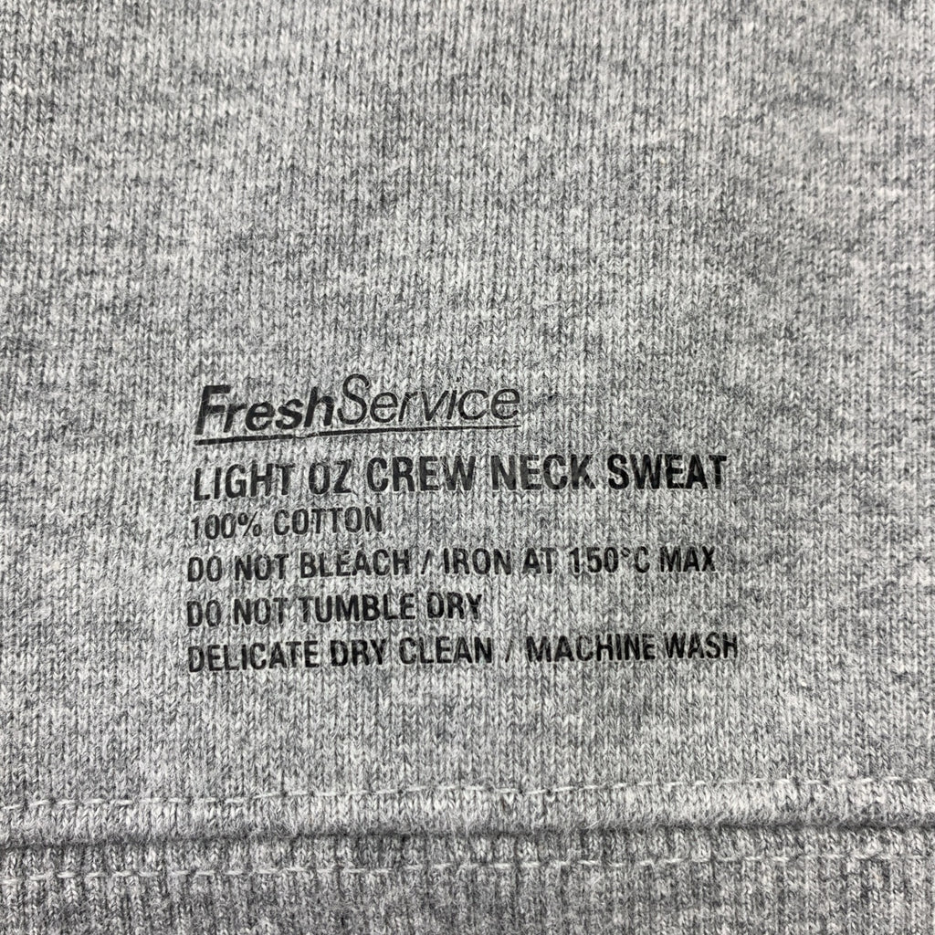 FreshService / フレッシュサービス | 2023AW | LIGHT OZ CREW NECK SWEAT ライトオンス クルーネック スウェット | M | グレー | メンズ