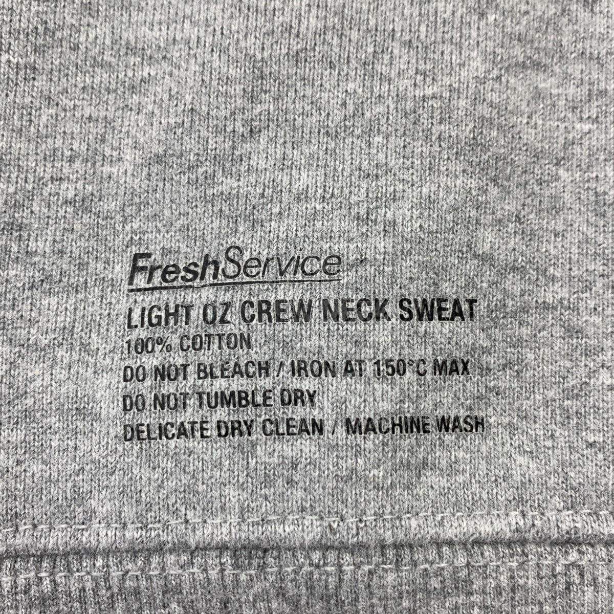 FreshService / フレッシュサービス | 2023AW | LIGHT OZ CREW NECK SWEAT ライトオンス クルーネック スウェット | M | グレー | メンズ