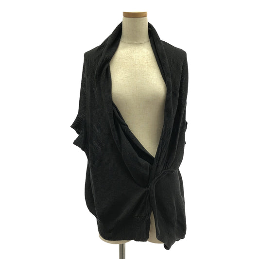 Y's / Y's Yohji Yamamoto | Asymmetrical Knit Cardigan | 2 | Women's