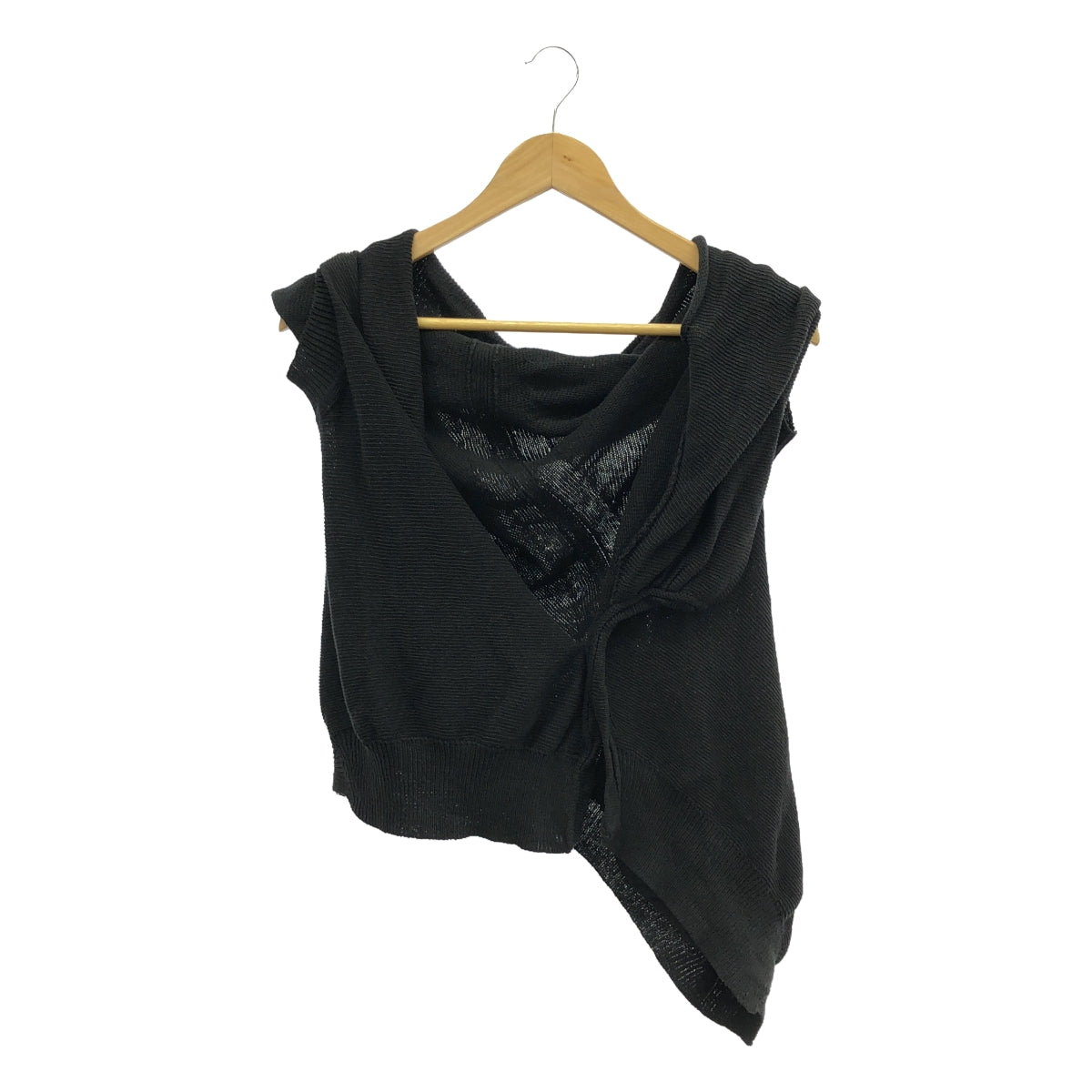 Y's / Y's Yohji Yamamoto | Asymmetrical Knit Cardigan | 2 | Women's