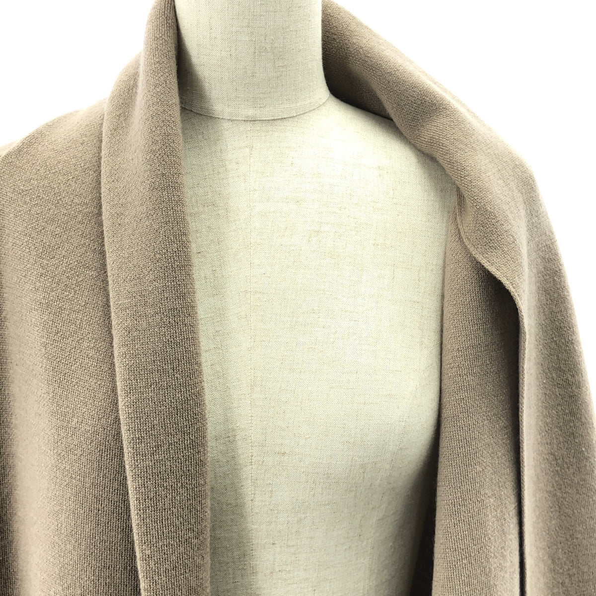 MUSE de Deuxieme Classe / 뮤즈 두주 엠 클래스 | 스무스 니트 가운 코트 | F | 브라운 | 여성