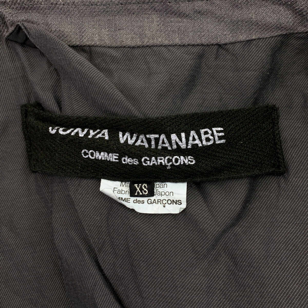 JUNYA WATANABE COMME des GARCONS / ジュンヤワタナベ | 2014SS | 染め加工 カットオフ シングル コート | XS | レディース