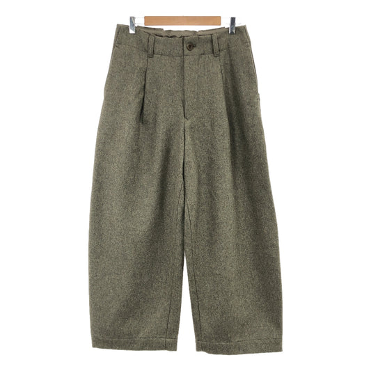 Handwerker / Hand Baker | Wool wide tuck pants |