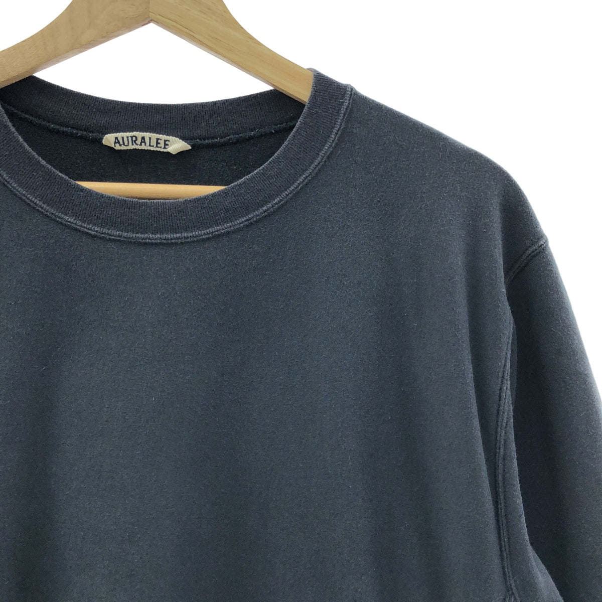 AURALEE / オーラリー | 2024SS | ELASTIC HIGH GAUZE SWEAT P/O エラスティック ハイゲージ スウェット | 4 | ブラック | メンズ