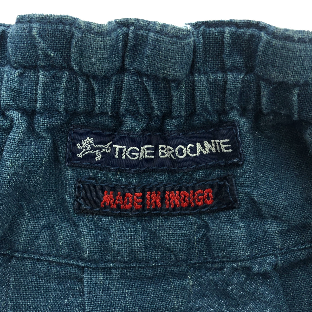 TIGRE BROCANTE  / ティグルブロカンテ | ドローコード デニム フレア スカート | F | インディゴ | レディース