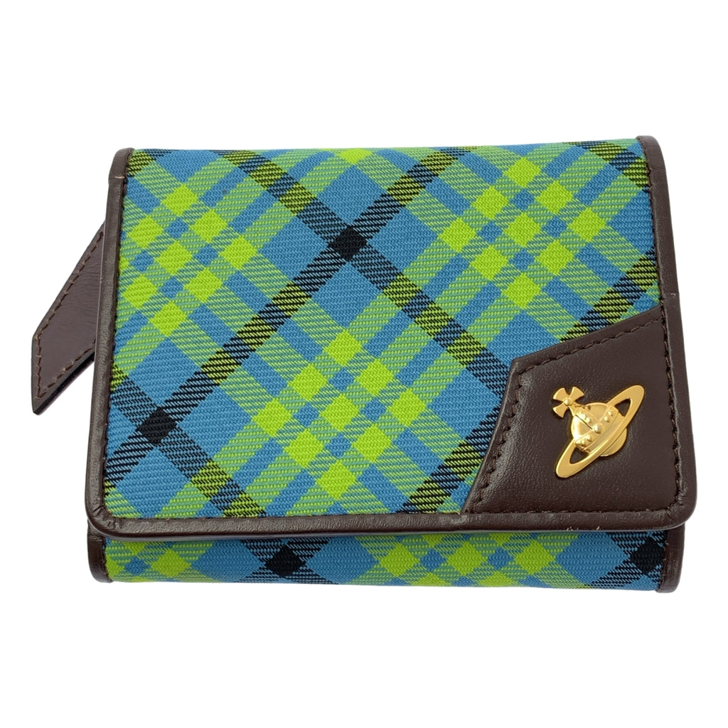 Vivienne Westwood / 비비안 웨스트우드 | 체크 오브 삼중 지갑 |