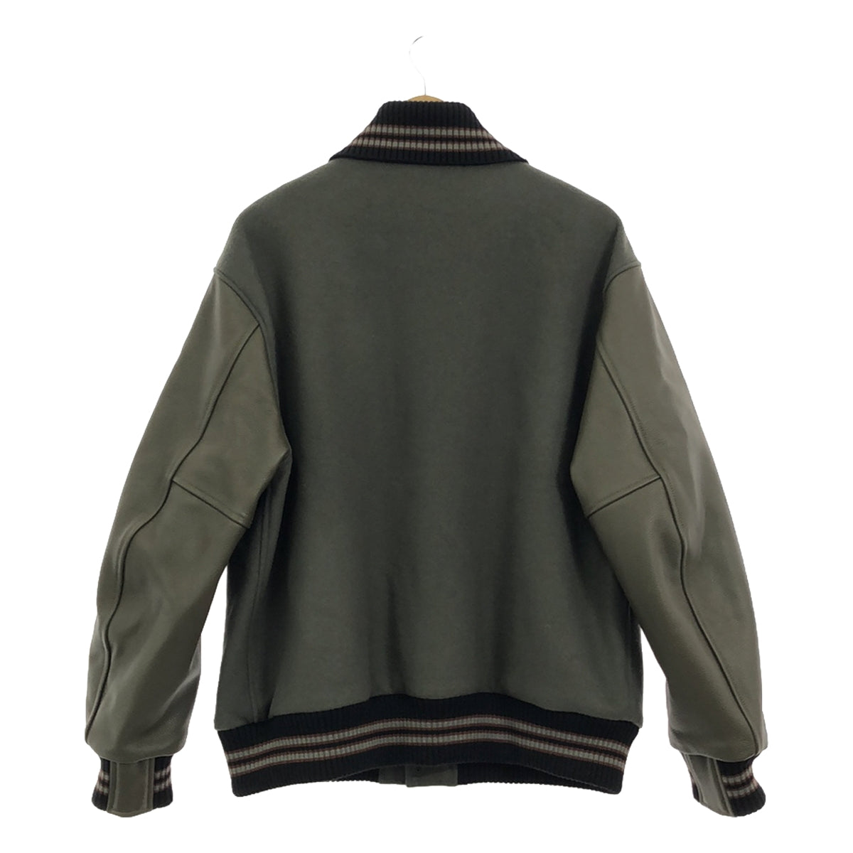 scye basics / サイベーシックス | Wool Super 140 Wool Melton Varsity Jacket / カ – KLD