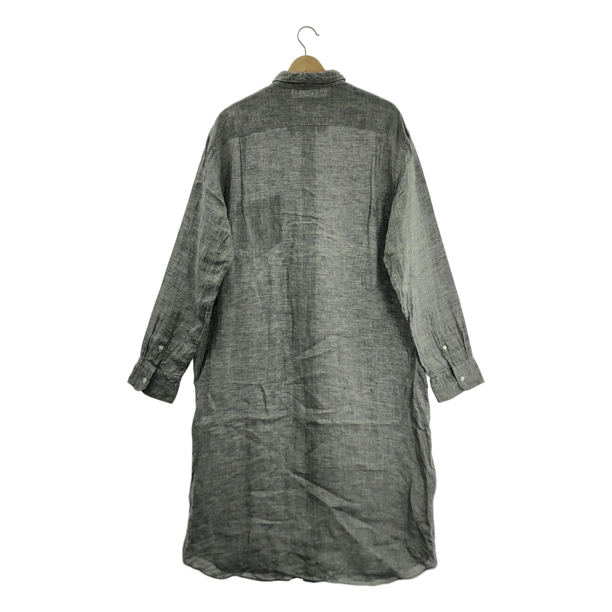 JUNYA WATANABE COMME des GARCONS / ジュンヤワタナベ | 2021SS | リネン シャツワンピース | M | グレー | レディース