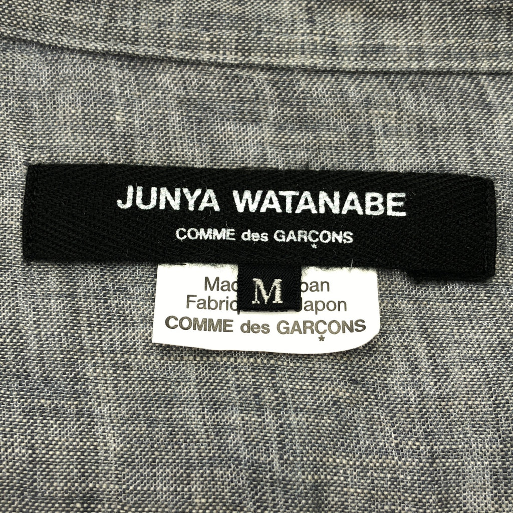 JUNYA WATANABE COMME des GARCONS / ジュンヤワタナベ | 2021SS | リネン シャツワンピース | M | グレー | レディース