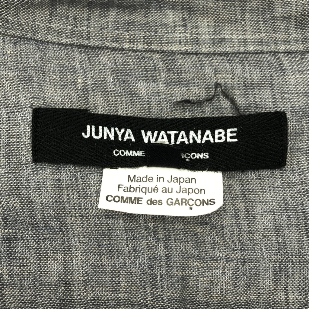 JUNYA WATANABE COMME des GARCONS / ジュンヤワタナベ | 2021SS | リネン シャツワンピース | M | グレー | レディース