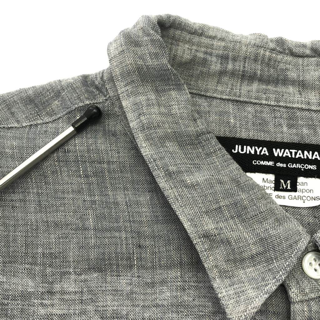 JUNYA WATANABE COMME des GARCONS / ジュンヤワタナベ | 2021SS | リネン シャツワンピース | M | グレー | レディース
