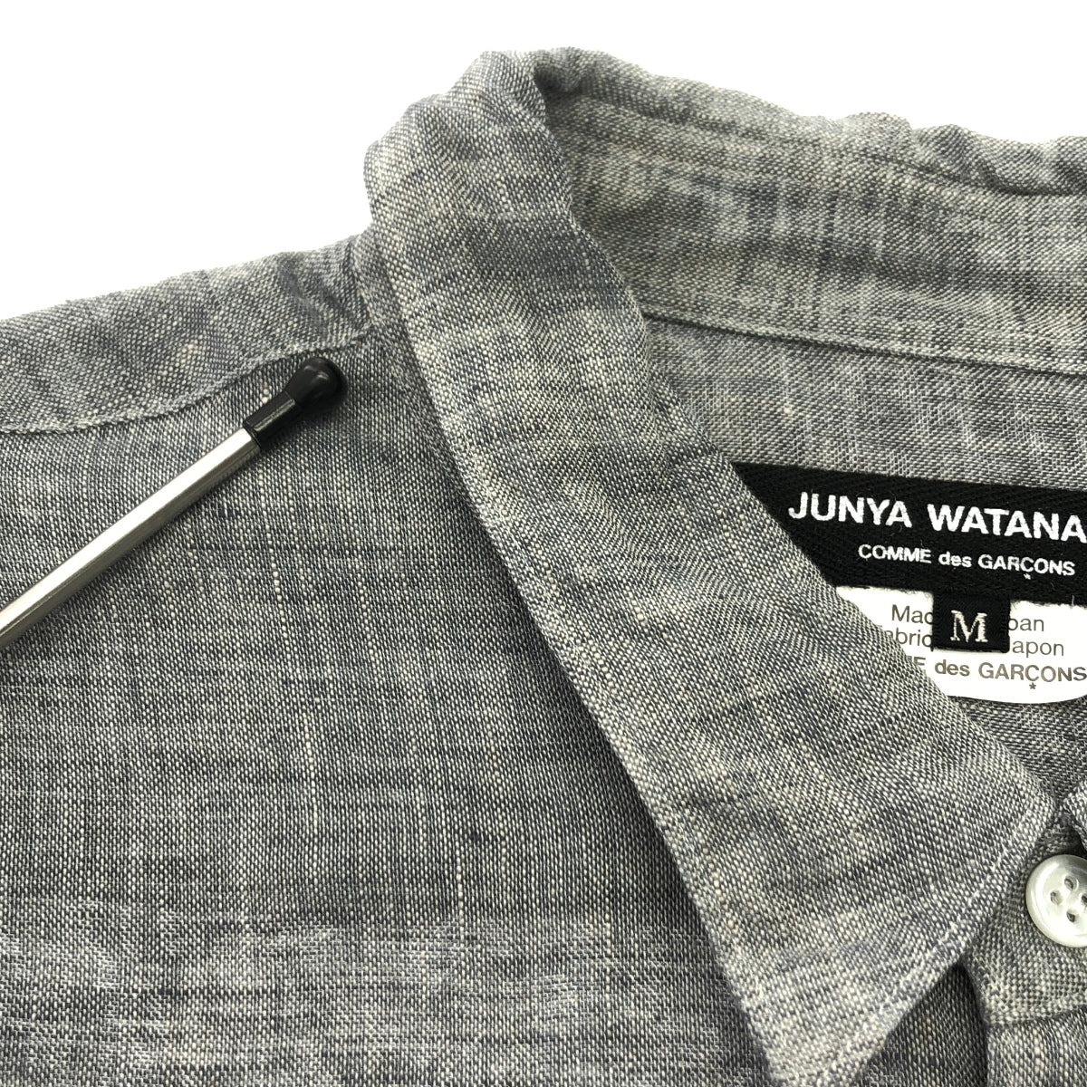 JUNYA WATANABE COMME des GARCONS / ジュンヤワタナベ | 2021SS | リネン シャツワンピース | M | グレー | レディース