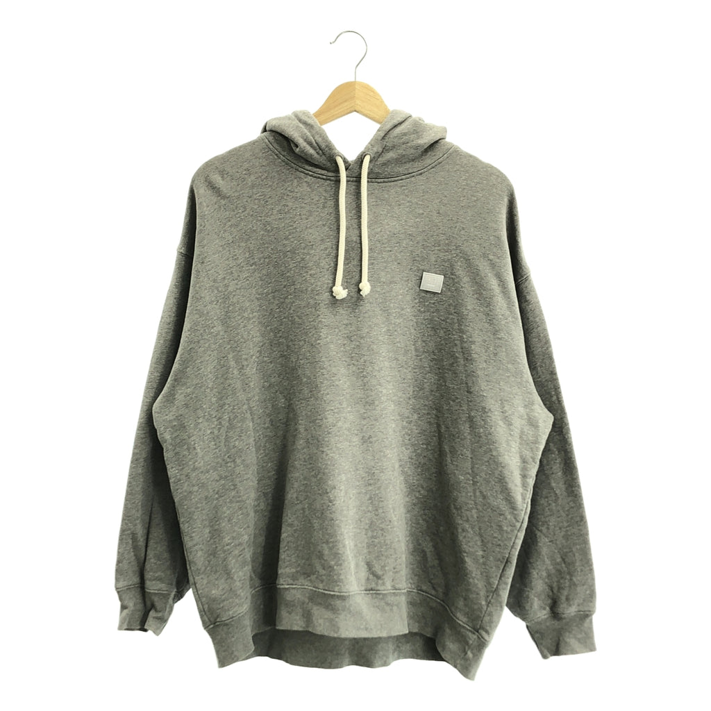 Acne Studios / アクネストゥディオズ | FARRIN FACE ファイスパッチ オーバーサイズ フーディ プルオーバーパーカー | S | グレー | メンズ