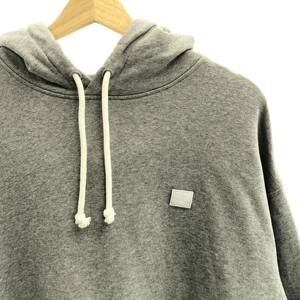 Acne Studios / アクネストゥディオズ | FARRIN FACE ファイスパッチ オーバーサイズ フーディ プルオーバーパーカー | S | グレー | メンズ