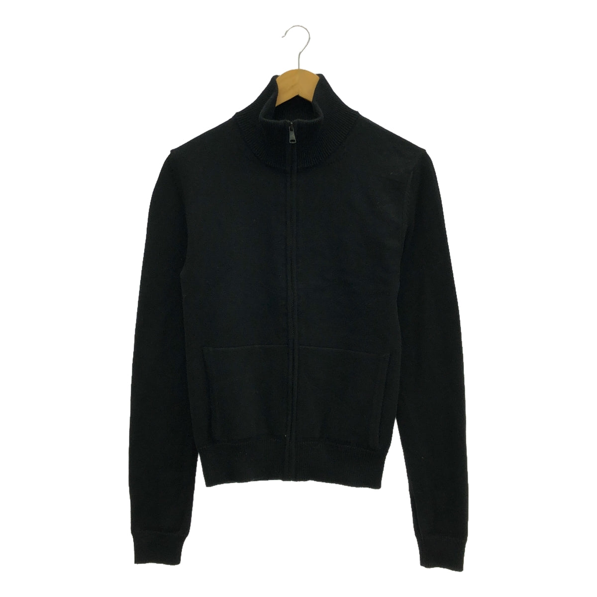 DOLCE＆GABBANA / Dolce &amp; Gabbana Dolgaba | Cotton Cashmere Blend Ribbed Driver's Knit | 44 | Black | Men's