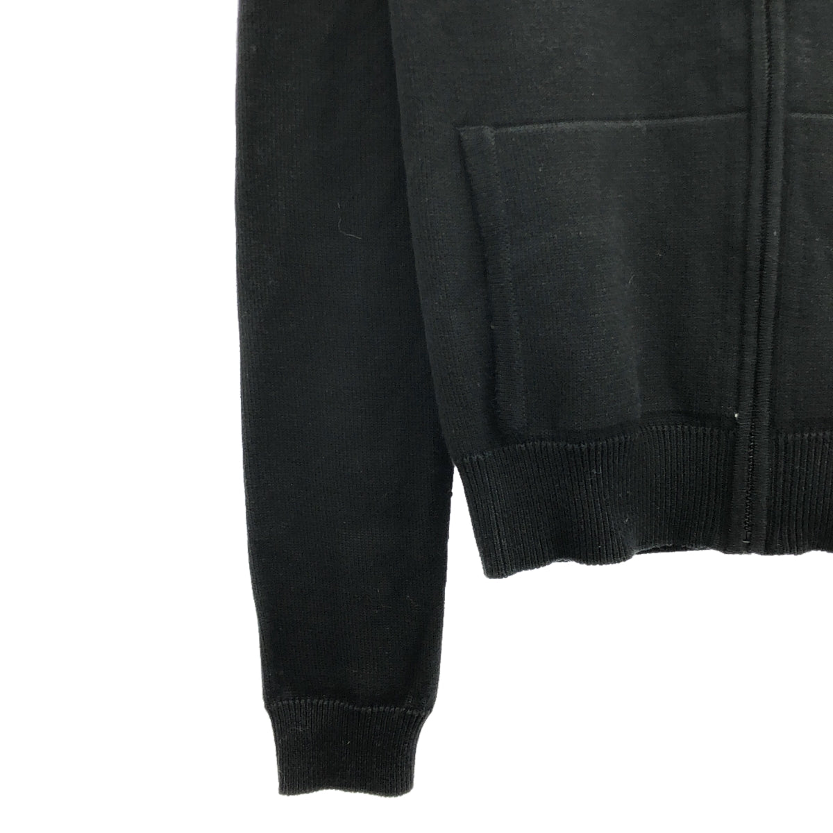 DOLCE＆GABBANA / Dolce &amp; Gabbana Dolgaba | Cotton Cashmere Blend Ribbed Driver's Knit | 44 | Black | Men's