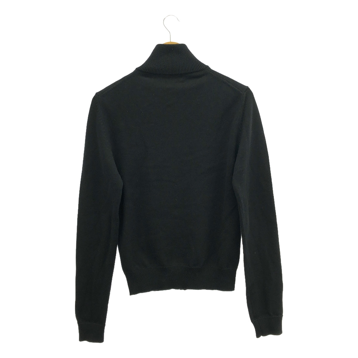 DOLCE＆GABBANA / Dolce &amp; Gabbana Dolgaba | Cotton Cashmere Blend Ribbed Driver's Knit | 44 | Black | Men's