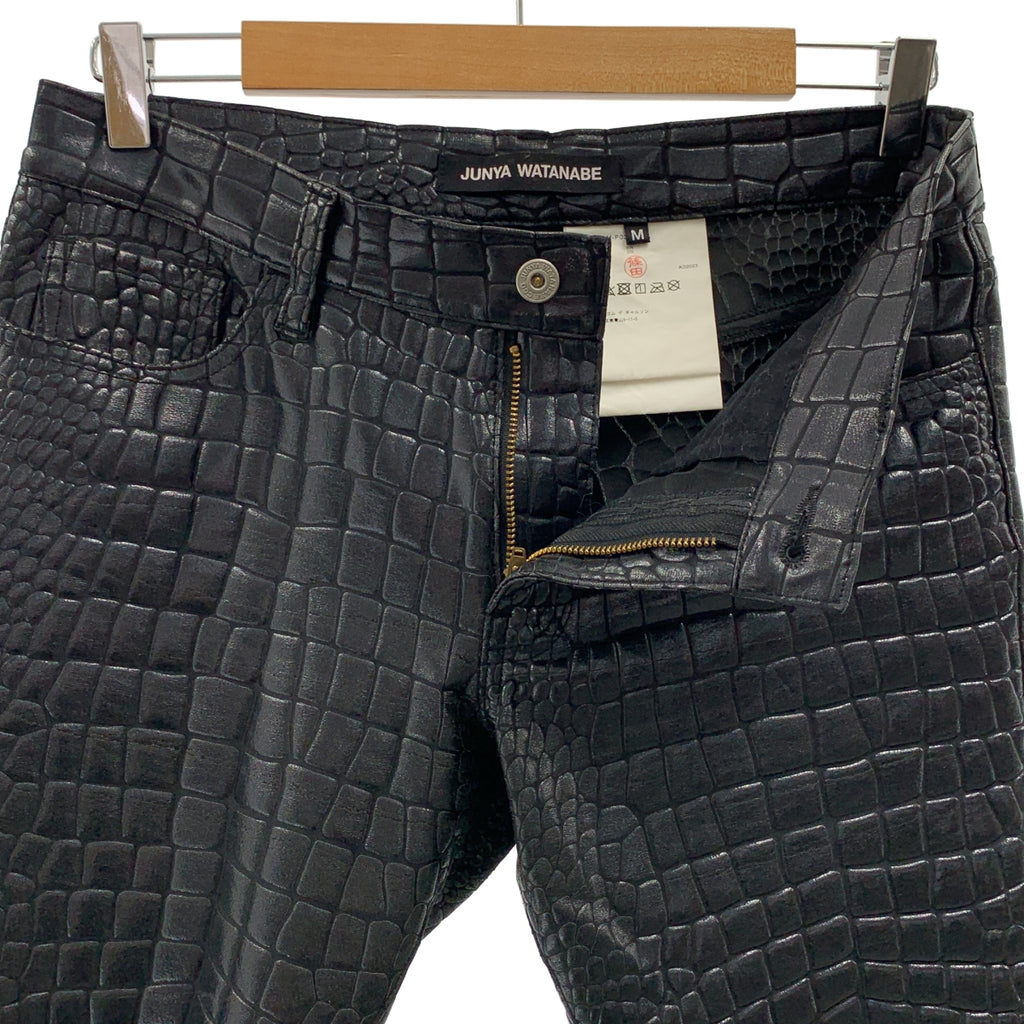 JUNYA WATANABE / 준야 와타나베 | 2024SS | Embossed Shorts 악어 푸시 팬츠 | M |
