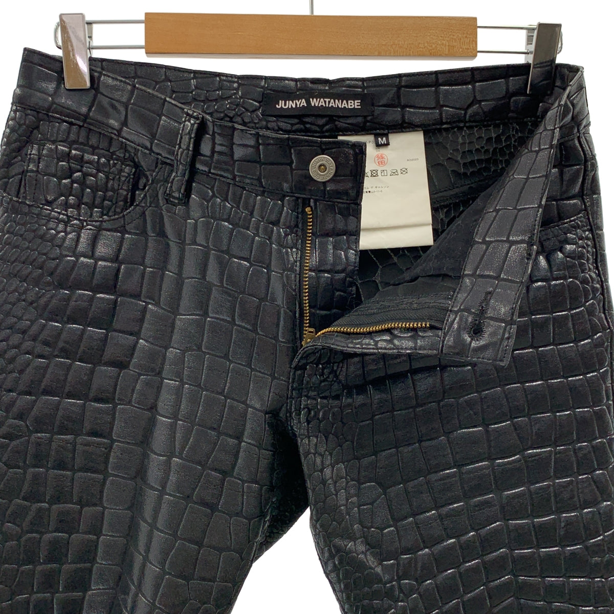 JUNYA WATANABE / 준야 와타나베 | 2024SS | Embossed Shorts 악어 푸시 팬츠 | M |