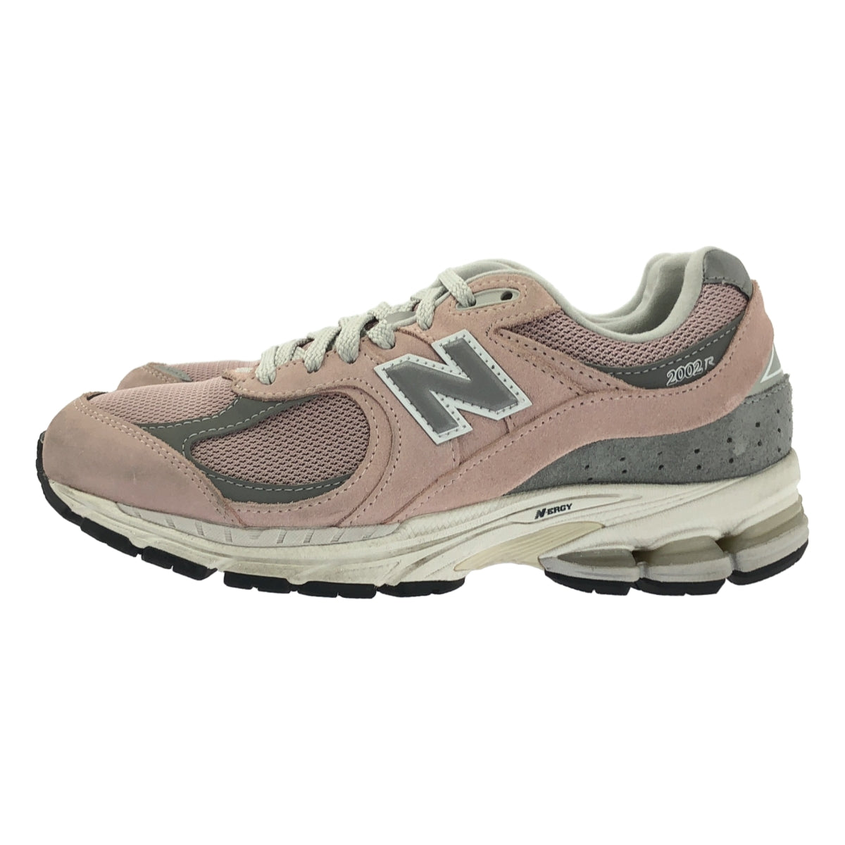 New Balance M2002RFC 絨面革和網眼運動鞋（類似新品）| 尺寸 24.5 | 粉紅色/灰色 | 女款
