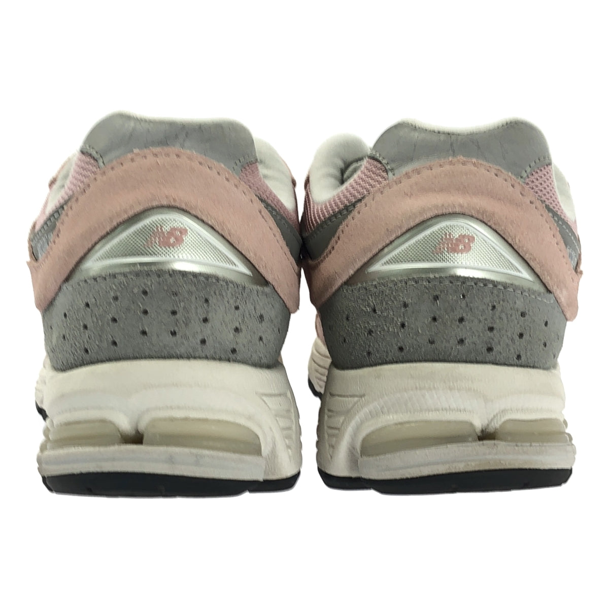 New Balance M2002RFC 絨面革和網眼運動鞋（類似新品）| 尺寸 24.5 | 粉紅色/灰色 | 女款