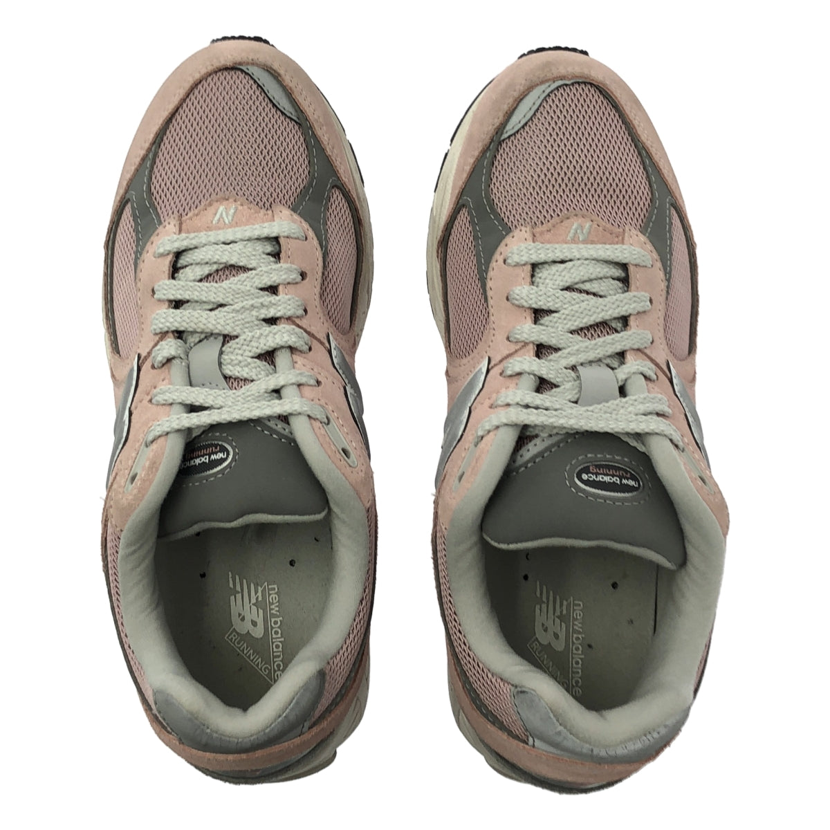 New Balance M2002RFC 絨面革和網眼運動鞋（類似新品）| 尺寸 24.5 | 粉紅色/灰色 | 女款
