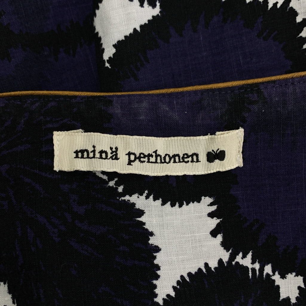 mina perhonen / 미나펠호넨 | sumile 린넨 개더 풀오버 반소매 블라우스 | 36 |