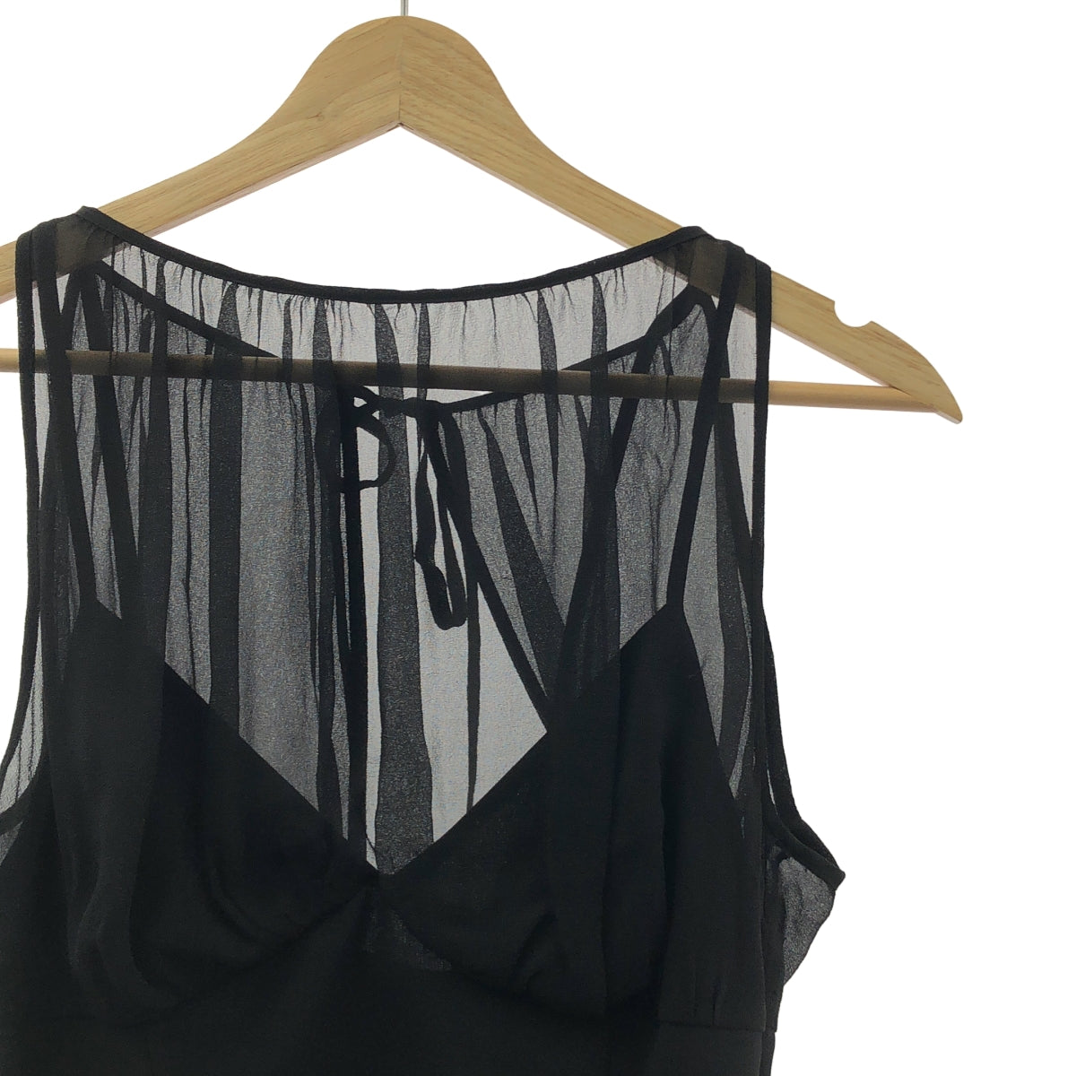 MOSCHINO / モスキーノ | シアー レイヤード キャミソール トップス | US4 | レディース