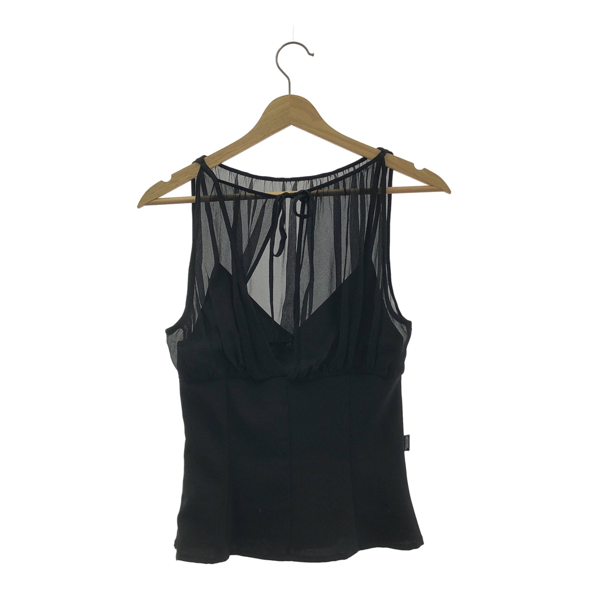 MOSCHINO / モスキーノ | シアー レイヤード キャミソール トップス | US4 | レディース