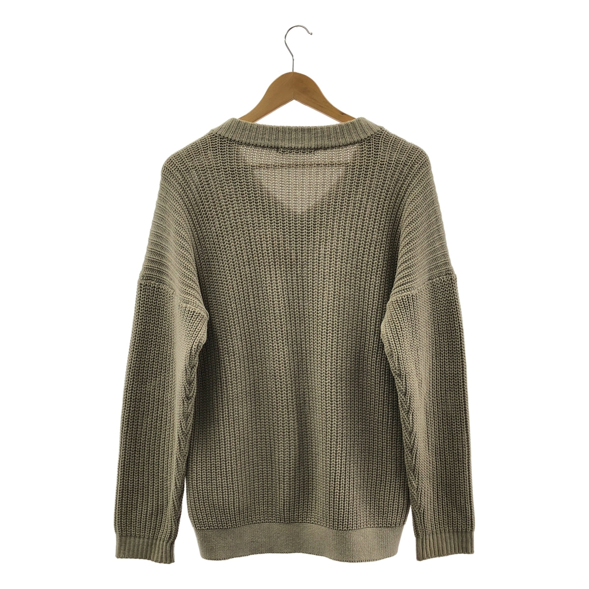 ISSEY MIYAKE MEN / イッセイミヤケメン | 2019SS | コットン アクリル Vネック ニット | 1 | メンズ