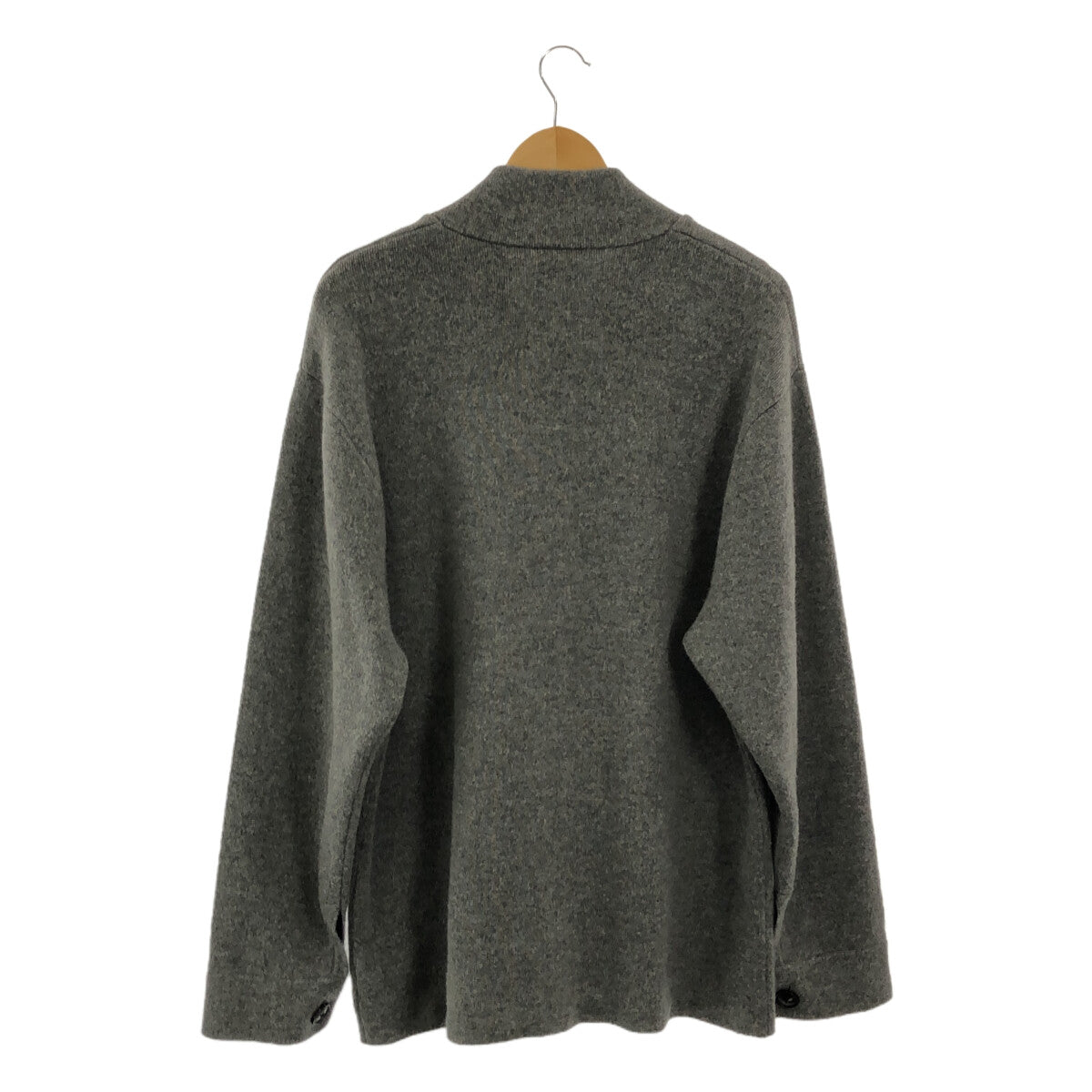 【美品】  BODHI / ボーディ | cashmere 100% / カシミヤ カーディガン ニットジャケット | F | グレー | メンズ