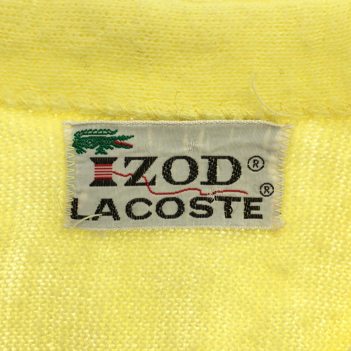 復古 / 復古服裝 |估計 1970 年代~ IZOD LACOSTE 貼片針織開衫 | S |女性的