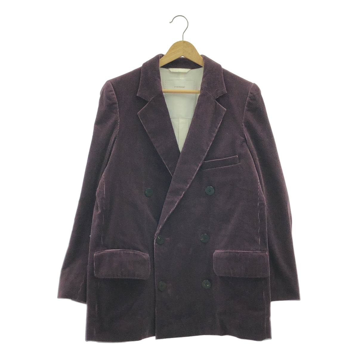 OVERCOAT / オーバーコート | Corduroy Double Breasted Jacket WINE コーデュロイ ジャケット / ユニセックス | 00 | メンズ