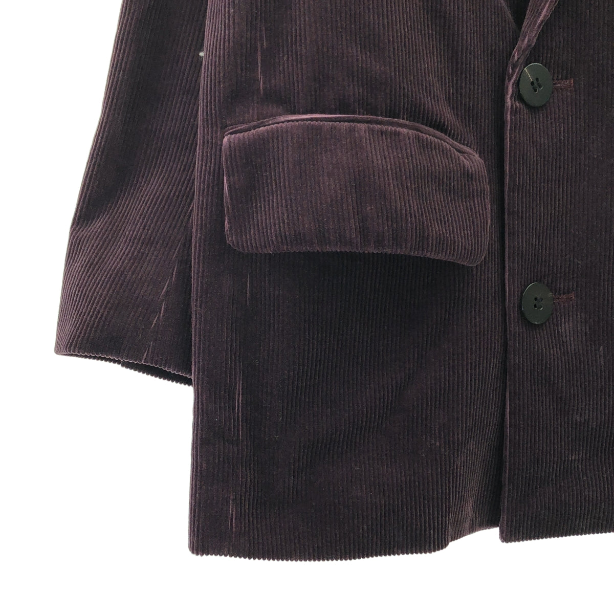 OVERCOAT / オーバーコート | Corduroy Double Breasted Jacket WINE コーデュロイ ジャケット / ユニセックス | 00 | メンズ